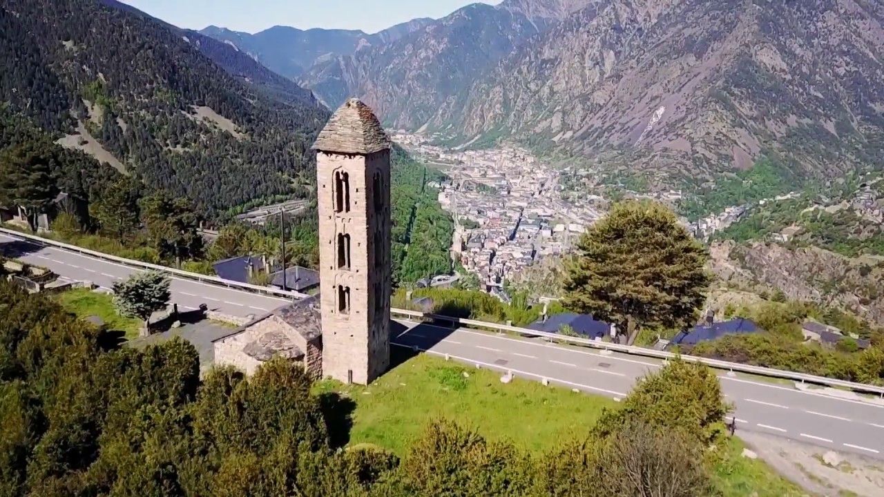 L'església de Sant Miquel d'Engolasters.