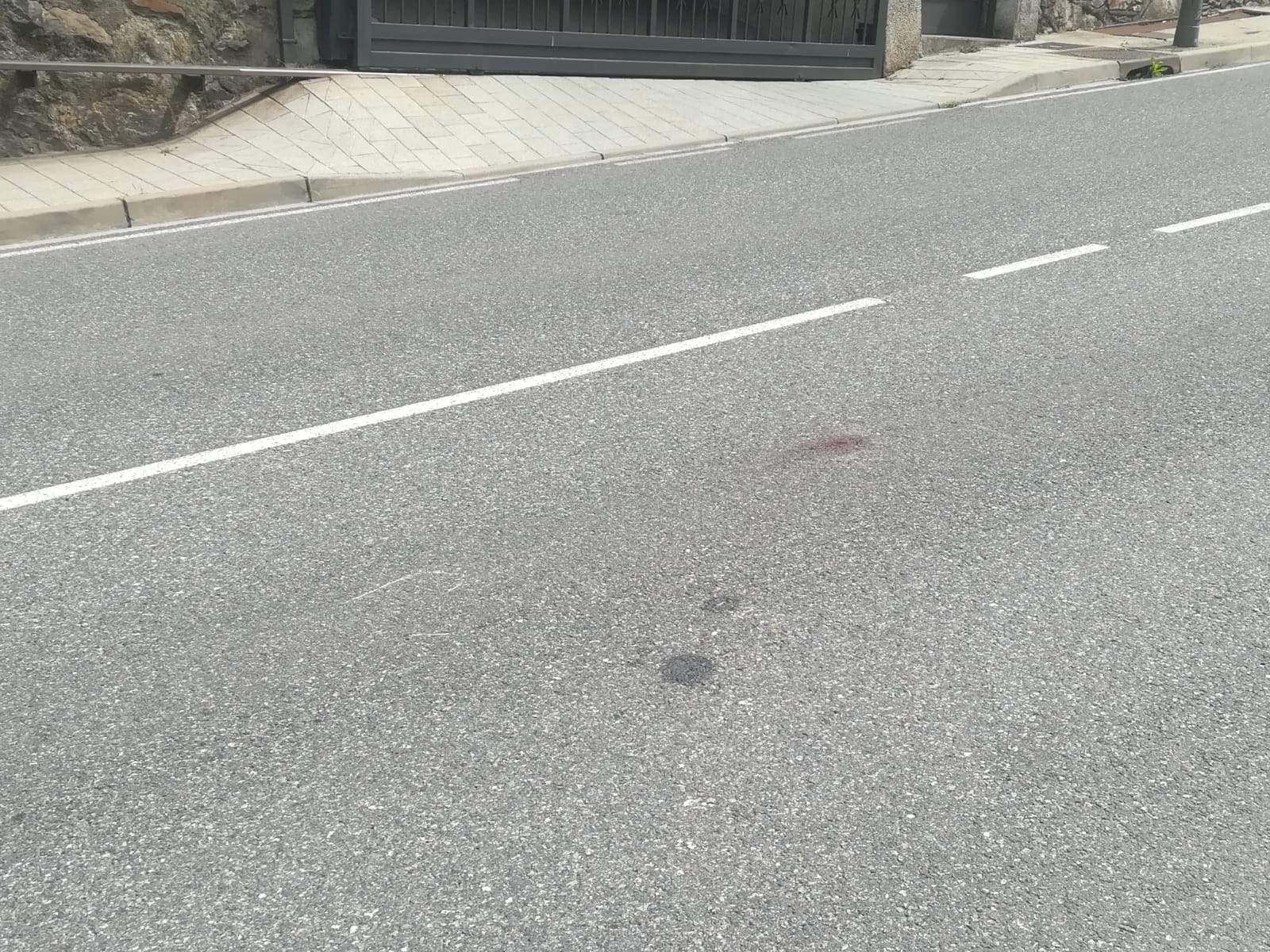 El lloc on ha tingut lloc l'accident.