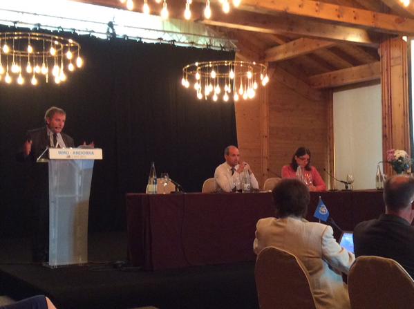 Professor Pace presenting at WHO small nations meeting in Andorra on the whole-of-government approach to Health