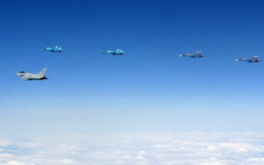 British Fighters Intercept Ten Russian Military Aircraft in One Mission