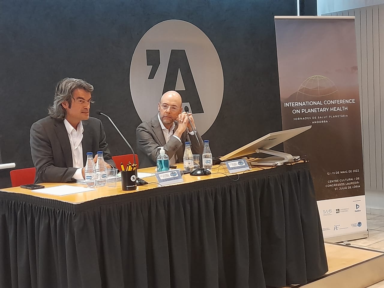 Carlos Mur i Antoni Corominas, de la Fundació Althaia.