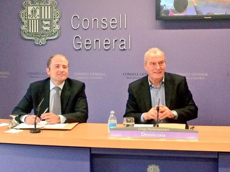 El grup parlamentari demòcrata dóna suport a la comissió de seguiment del sistema financer andorrà