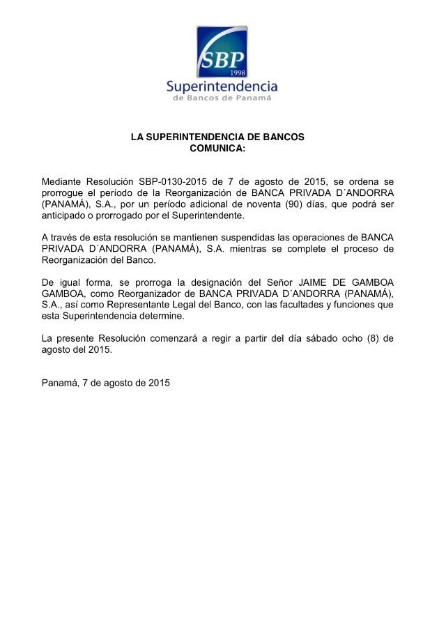Mientras tanto en Panamá...