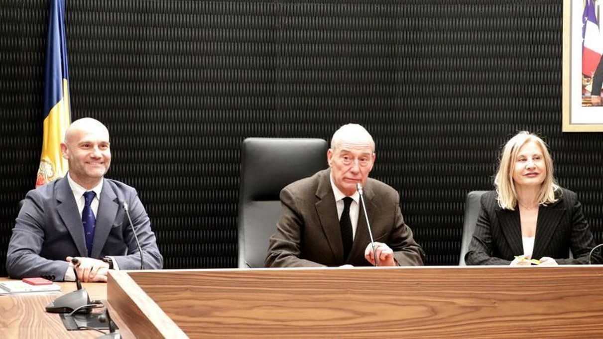 Vilanova, Aleix i Barquín, consellers de Demòcrates al comú d'Escaldes-Engordany.