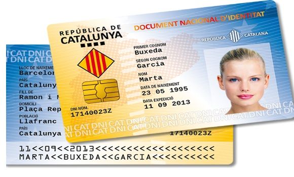 La última idea independentista: sale a la venta el \'DNI catalán\' por 7,5 euros - EcoDiario.es
