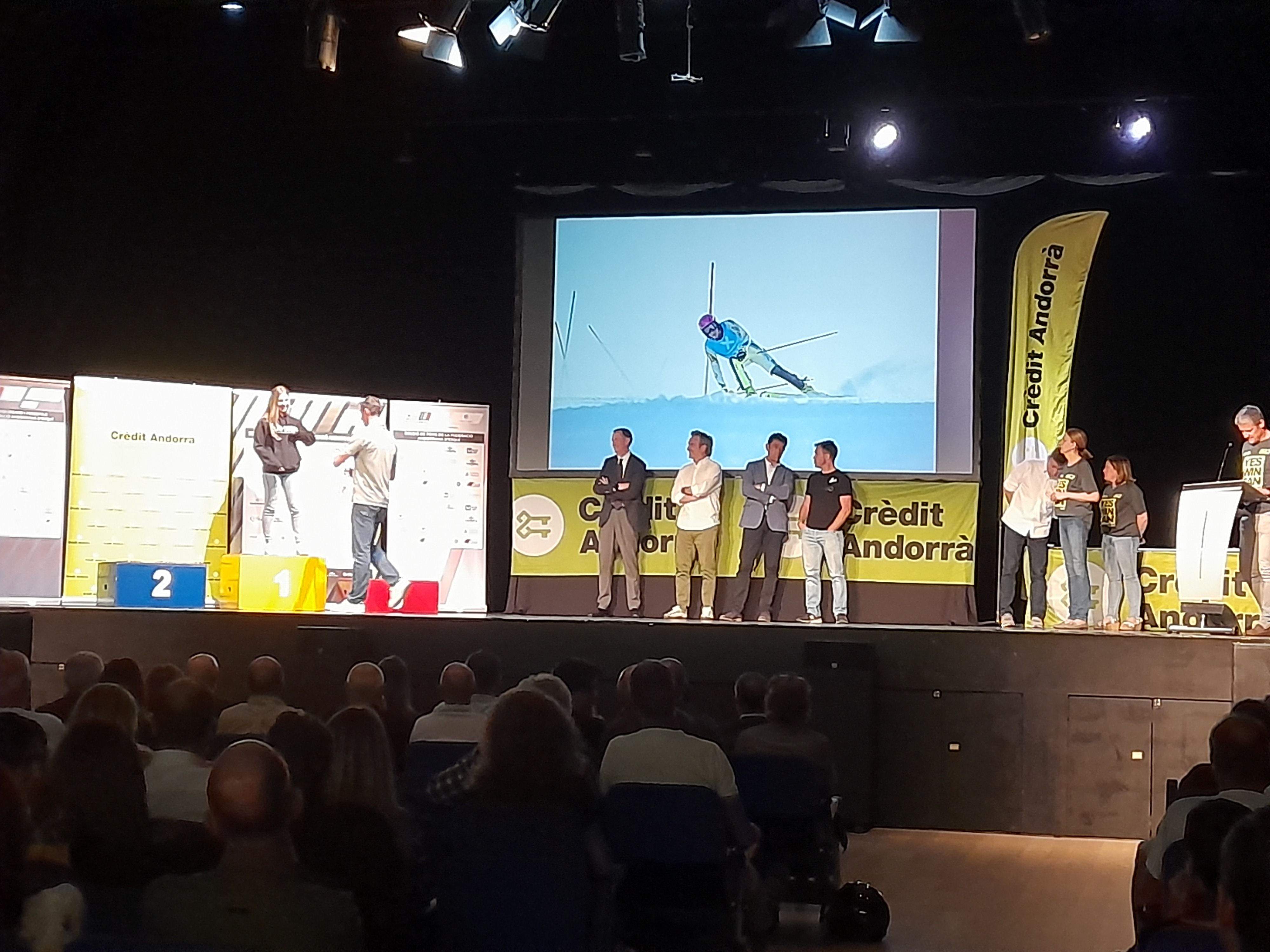 L'entrega de premis en la gran festa de l'esquí andorrà.