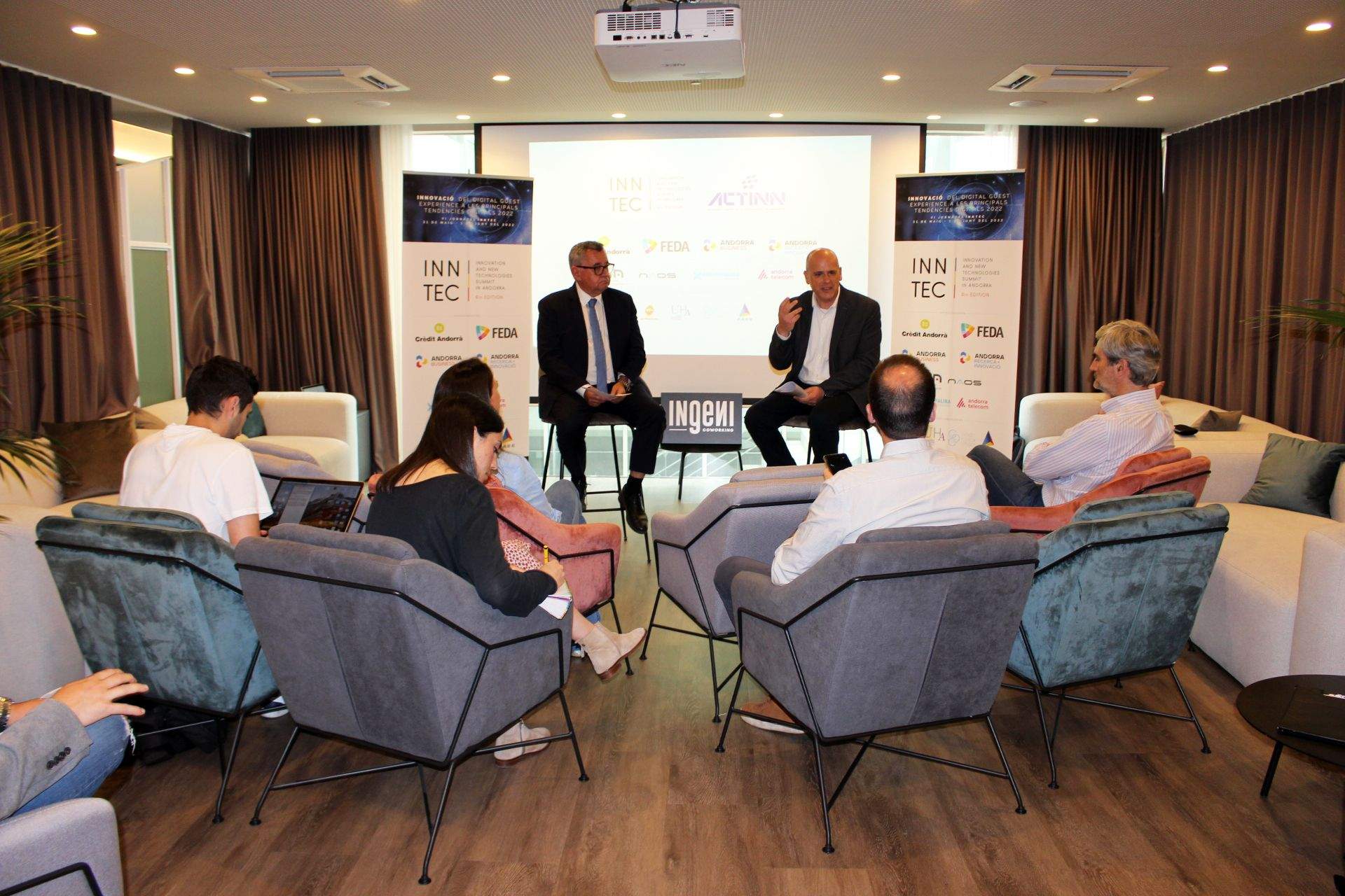 La presentació de les Jornades de la Innovació i les Noves Tecnologies.