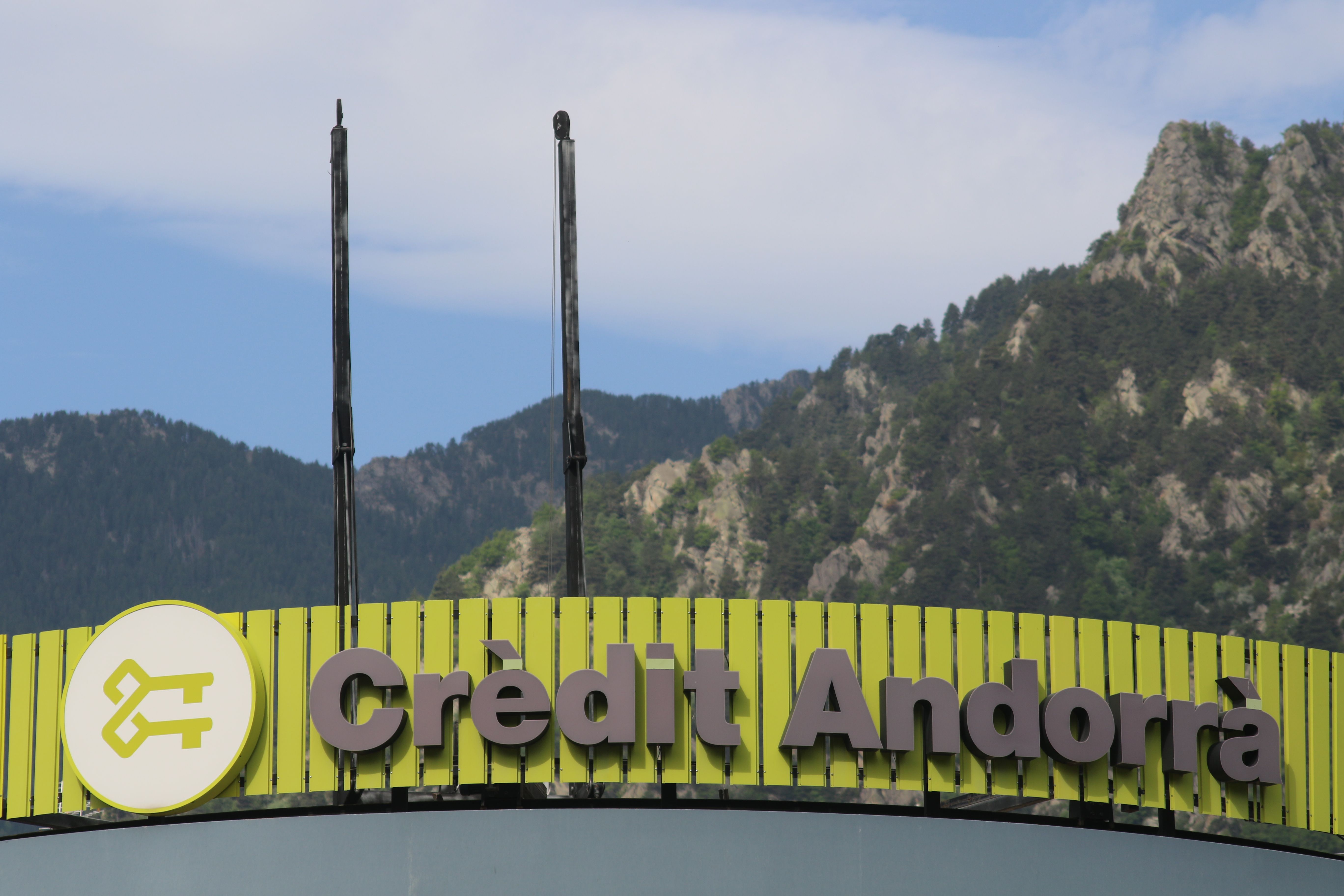 Una imatge de la seu central de Crèdit Andorrà.