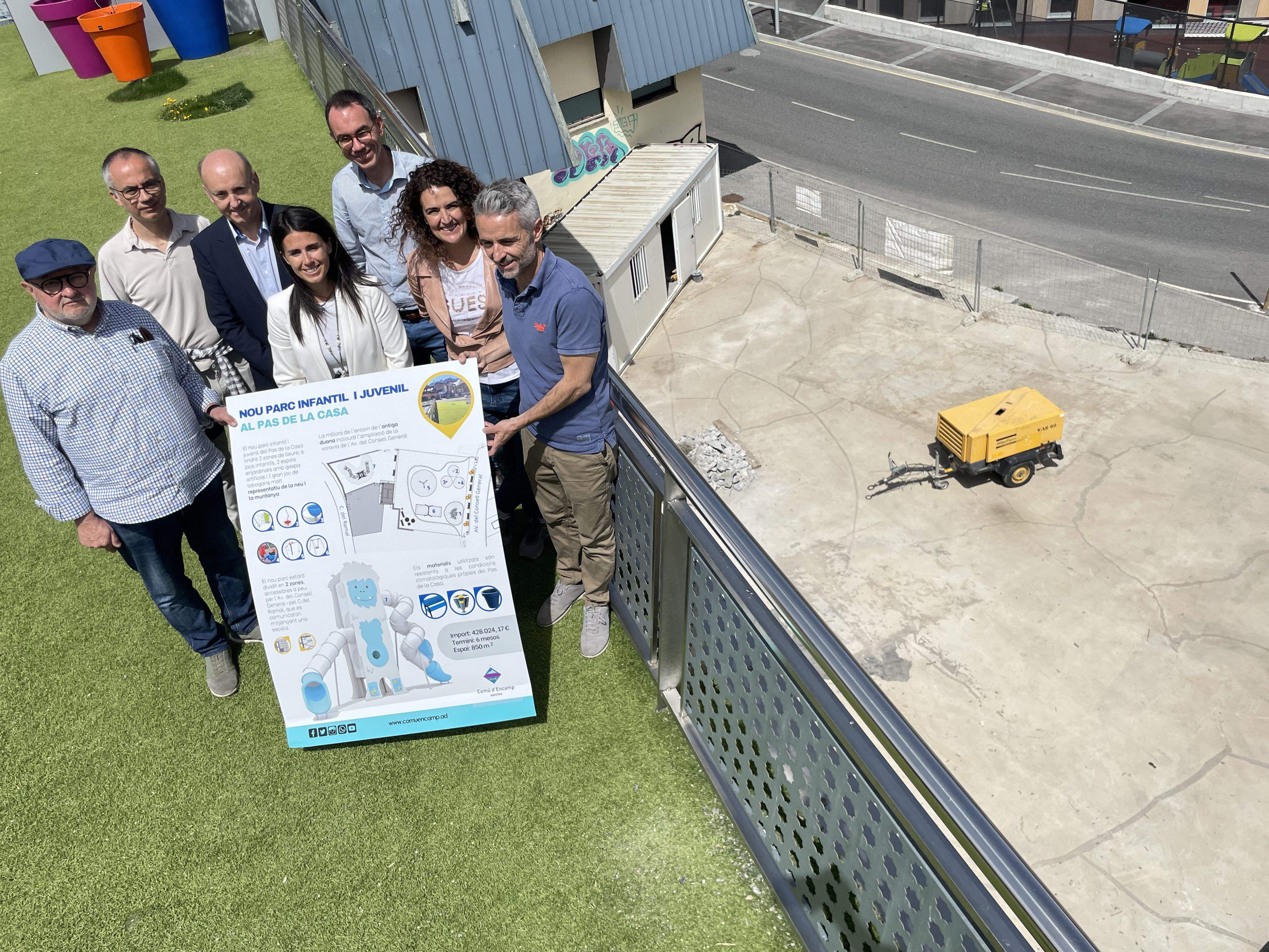 Presentació del nou parc al Pas de la Casa.