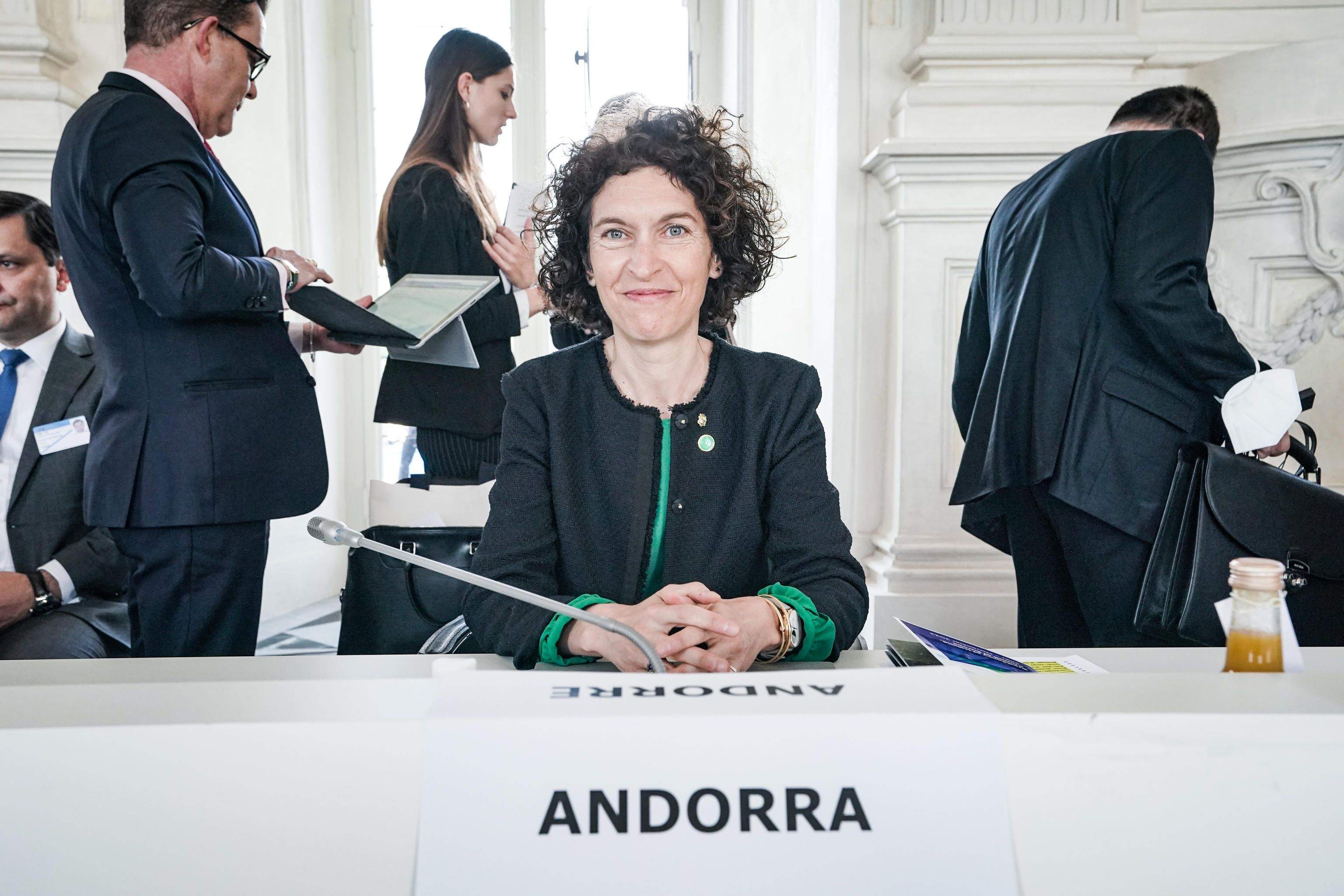 Maria Ubach al Consell d'Europa celebrat a Itàlia 