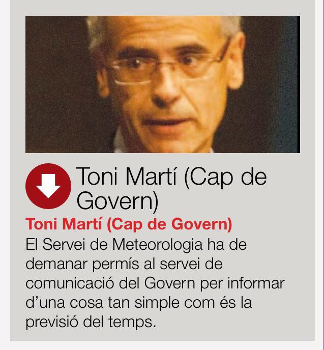 L\'Altaveu ha decidit no tenir servei meteorològic