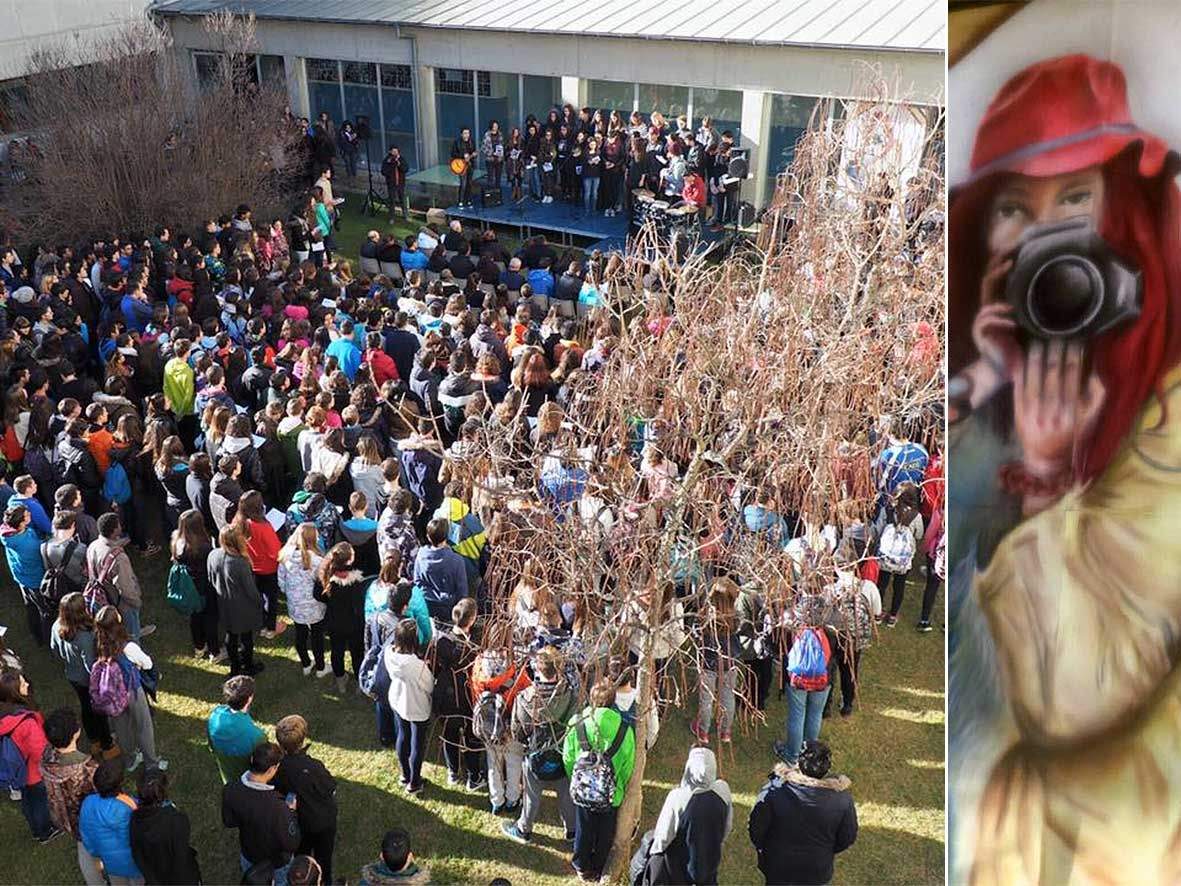 Sentit comiat a l\'institut Joan Brudieu a la noia morta en tràgic xoc de divendres