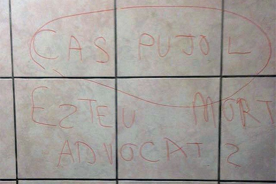 Apareixen pintades amenaçadores contra l\'advocat dels Pujol a Andorra