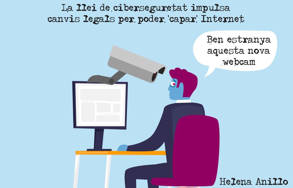 Ciberseguretat espia.