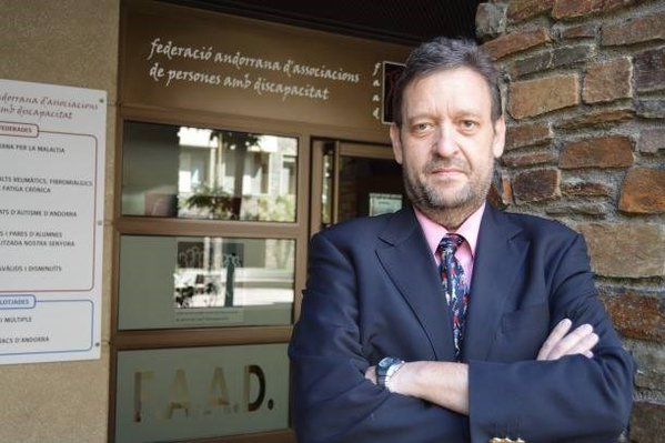 Mor als 54 anys el president de la federació de discapacitats Pere Valls