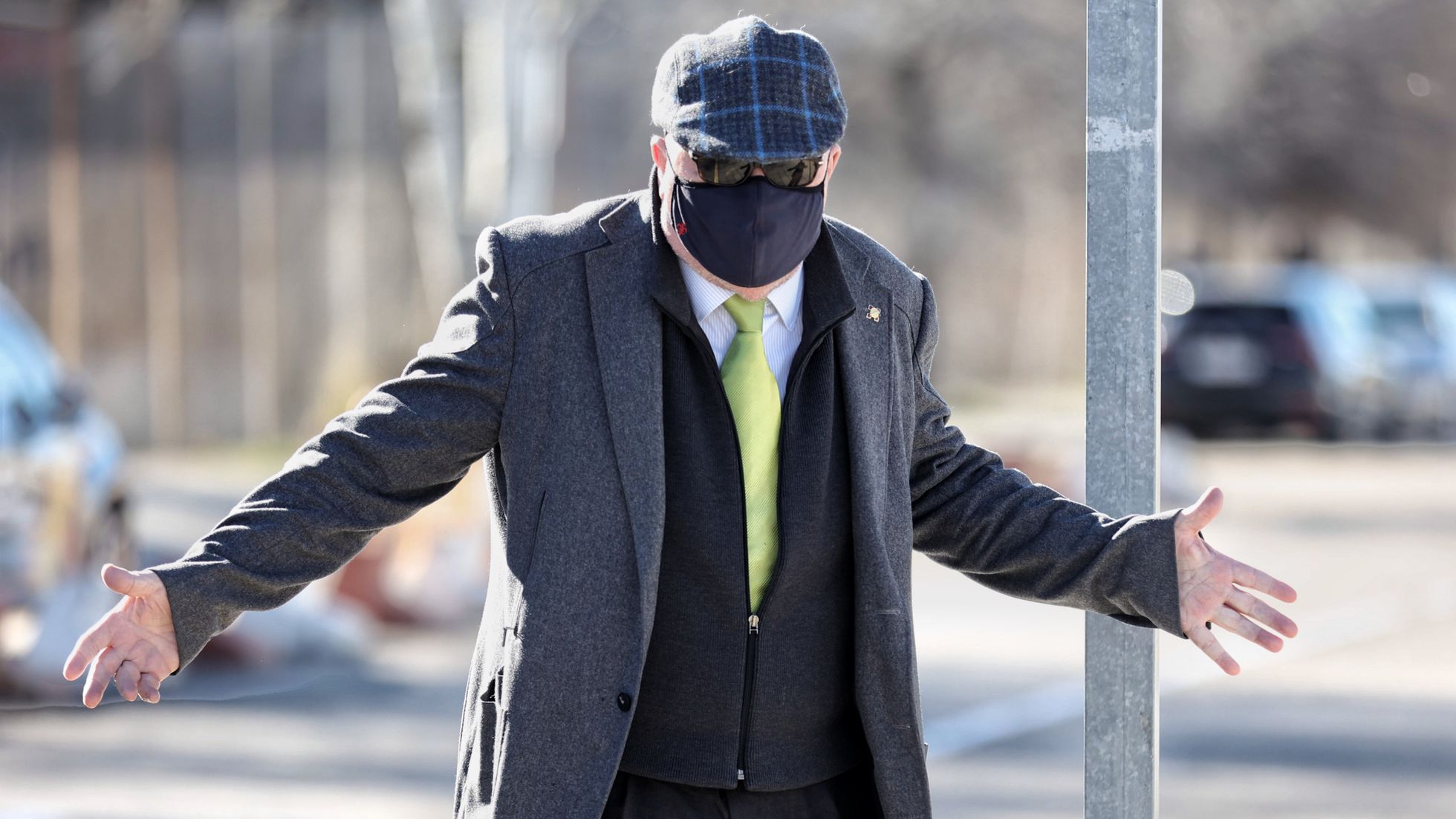 José Manuel Villarejo en actitud de sorpresa.