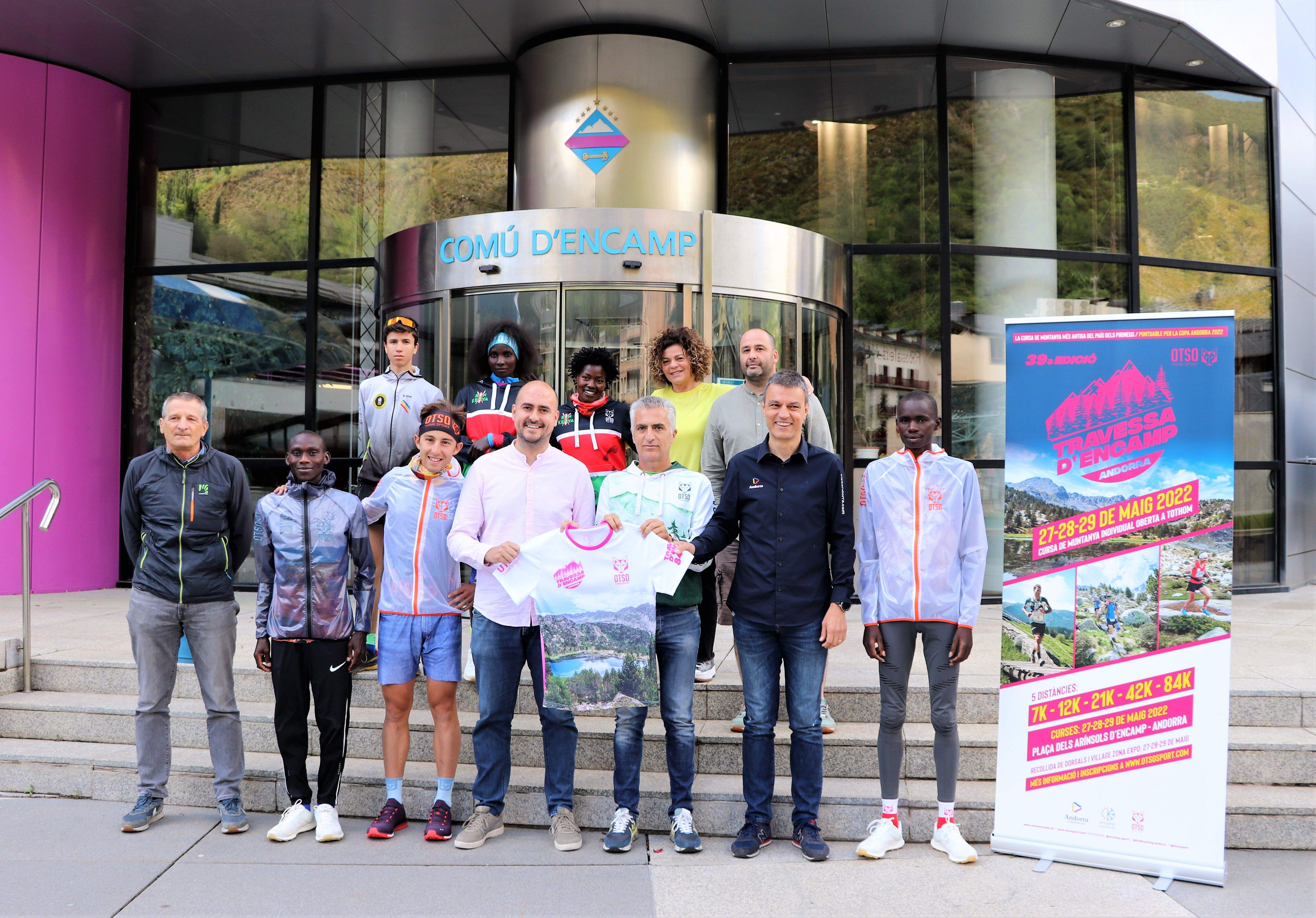 Un moment de la presentació de la prova.