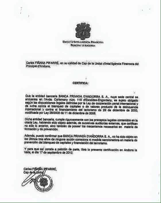 Fiñana manté que no va saber res del \'Notice\' fins al 6 de març i s\'enreda en defensar la seva actuació sobre BPA