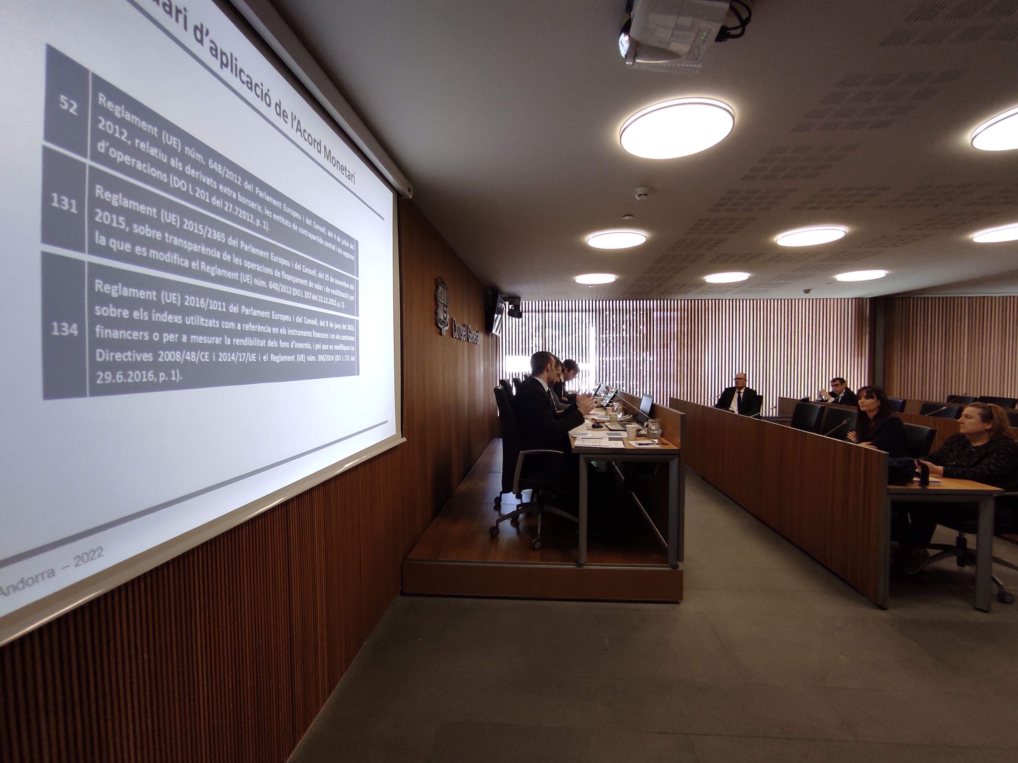 Imatge de la comissió legislativa aquest matí.