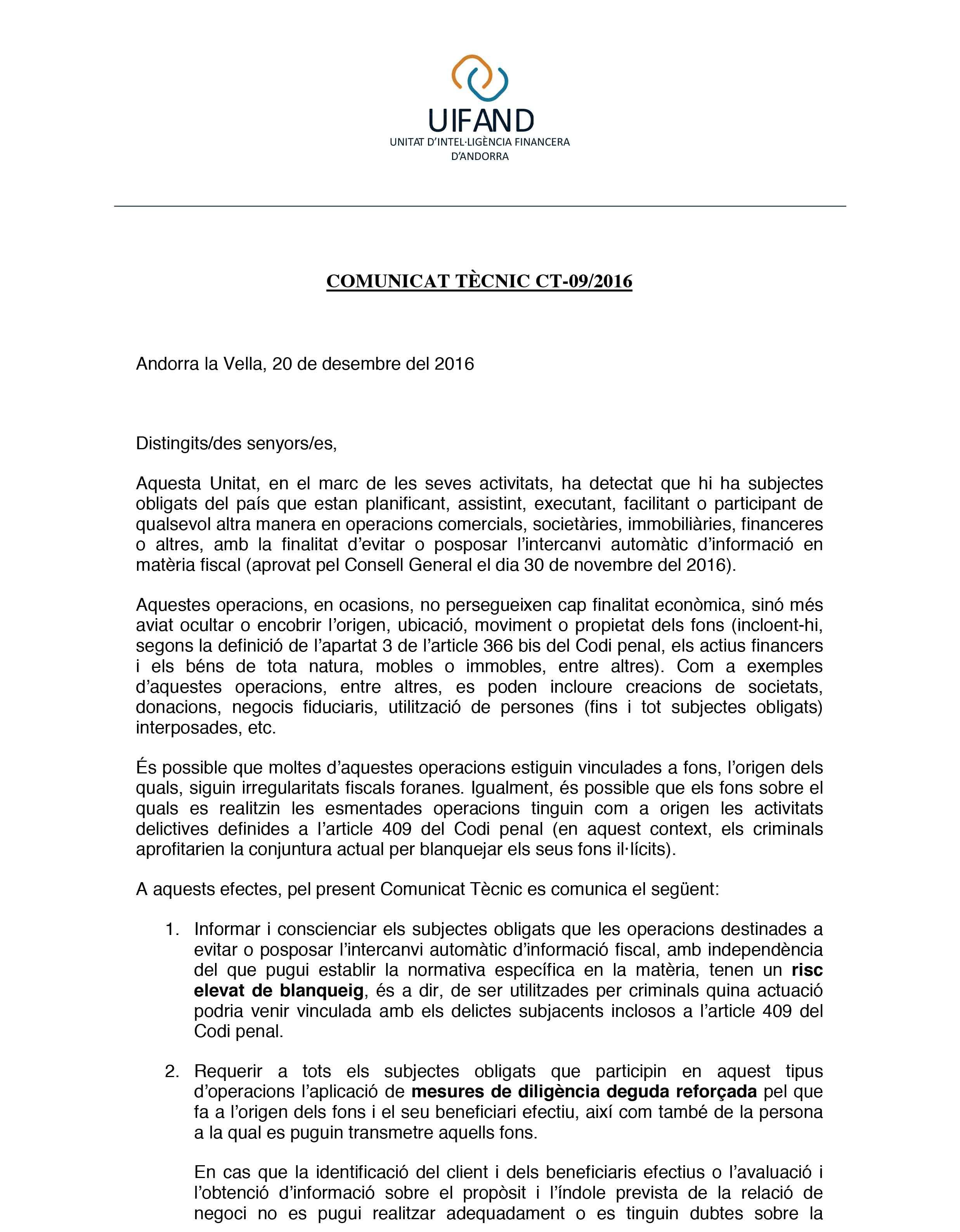 Govern deixa en calces la UIFAnd i l\'obliga a retirar el comunicat que denuncia les \'piruetes\' per saltar-se l\'intercanvi automàtic