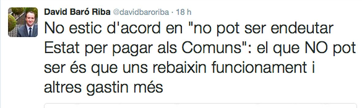 El cònsol de la Massana avisa Martí: \"No pot ser que els comuns rebaixin despesa i el Govern gasti més\"