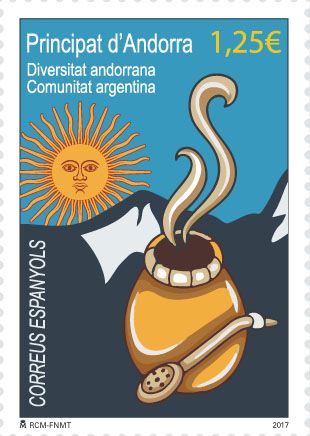 Correos posa en marxa una nova emissió de segells dedicada a la comunitat argentina que resideix a Andorra