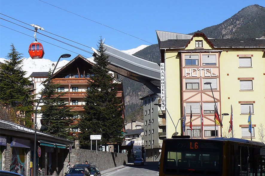 Zona del telecabina de La Massana