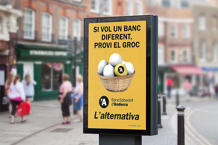 La crisi de confiança en les entitats locals el 2016 porta BancSabadell als millors resultats des que opera a Andorra