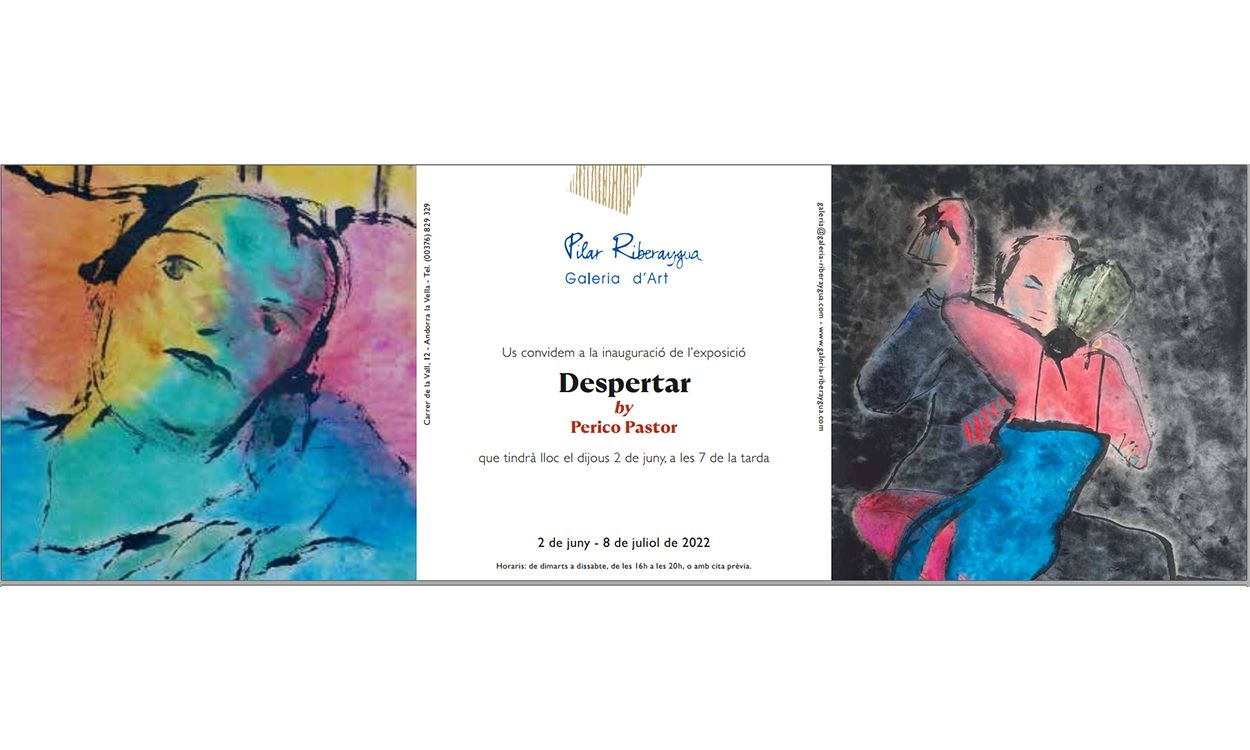 Invitació a l'exposició 'Despertar' de Perico Pastor