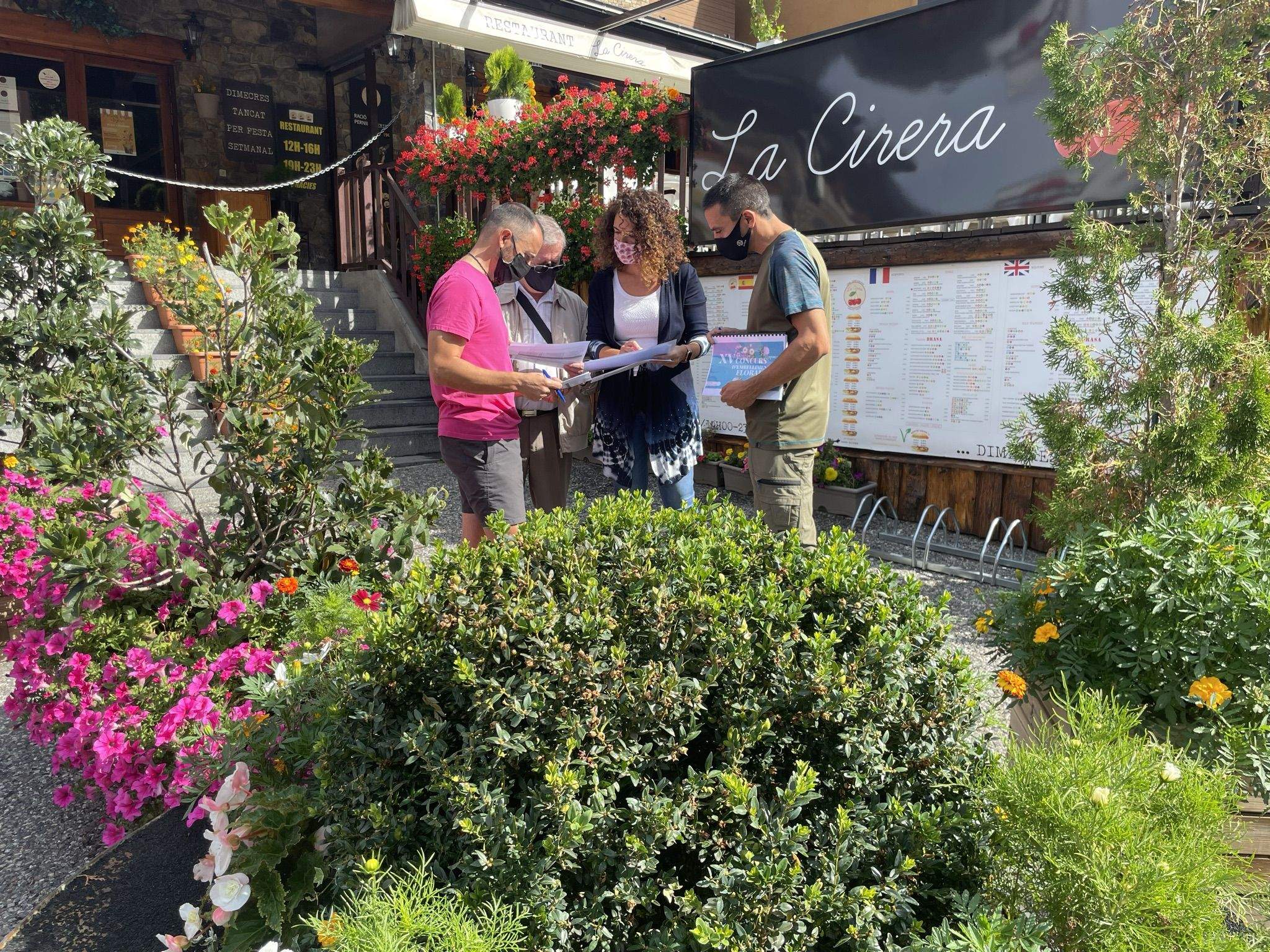 El jurat del concurs d'embelliment del 2021