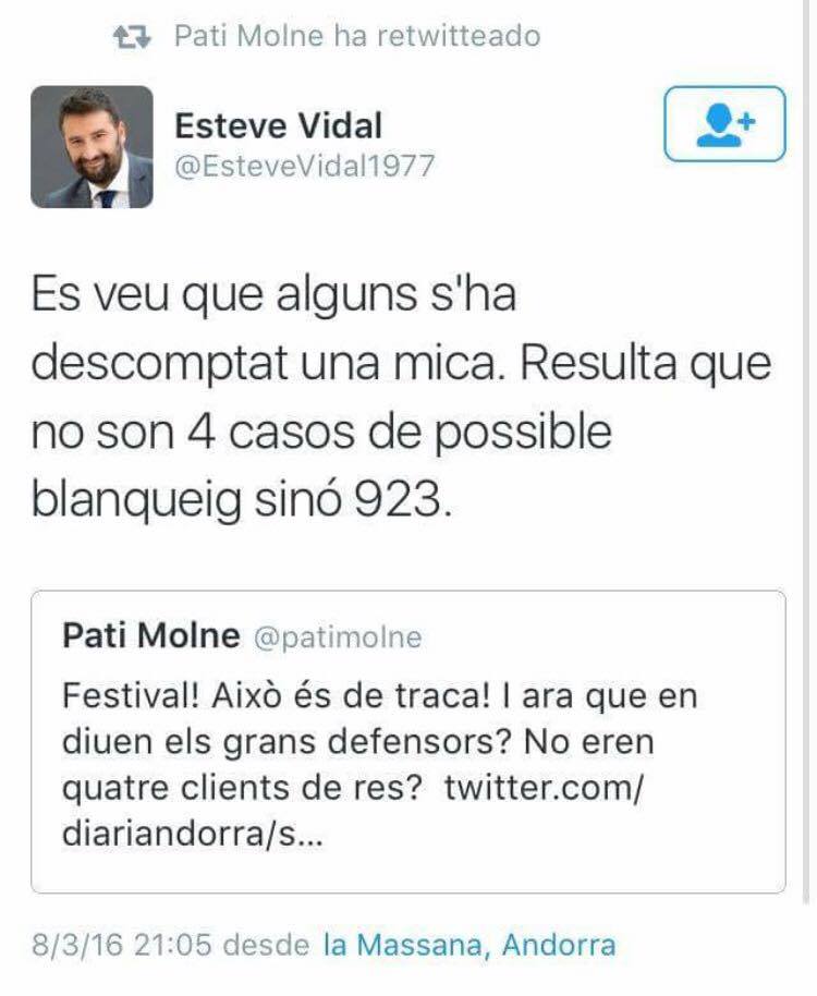 Banca Reig, ANDBANK, Jordi Cinca, Esteve Vidal