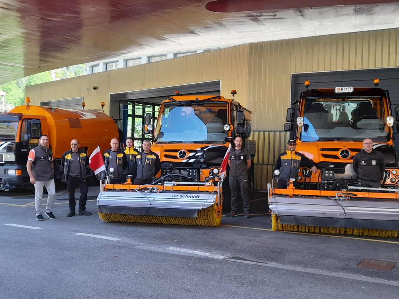 Alguns dels efectius del COEX.