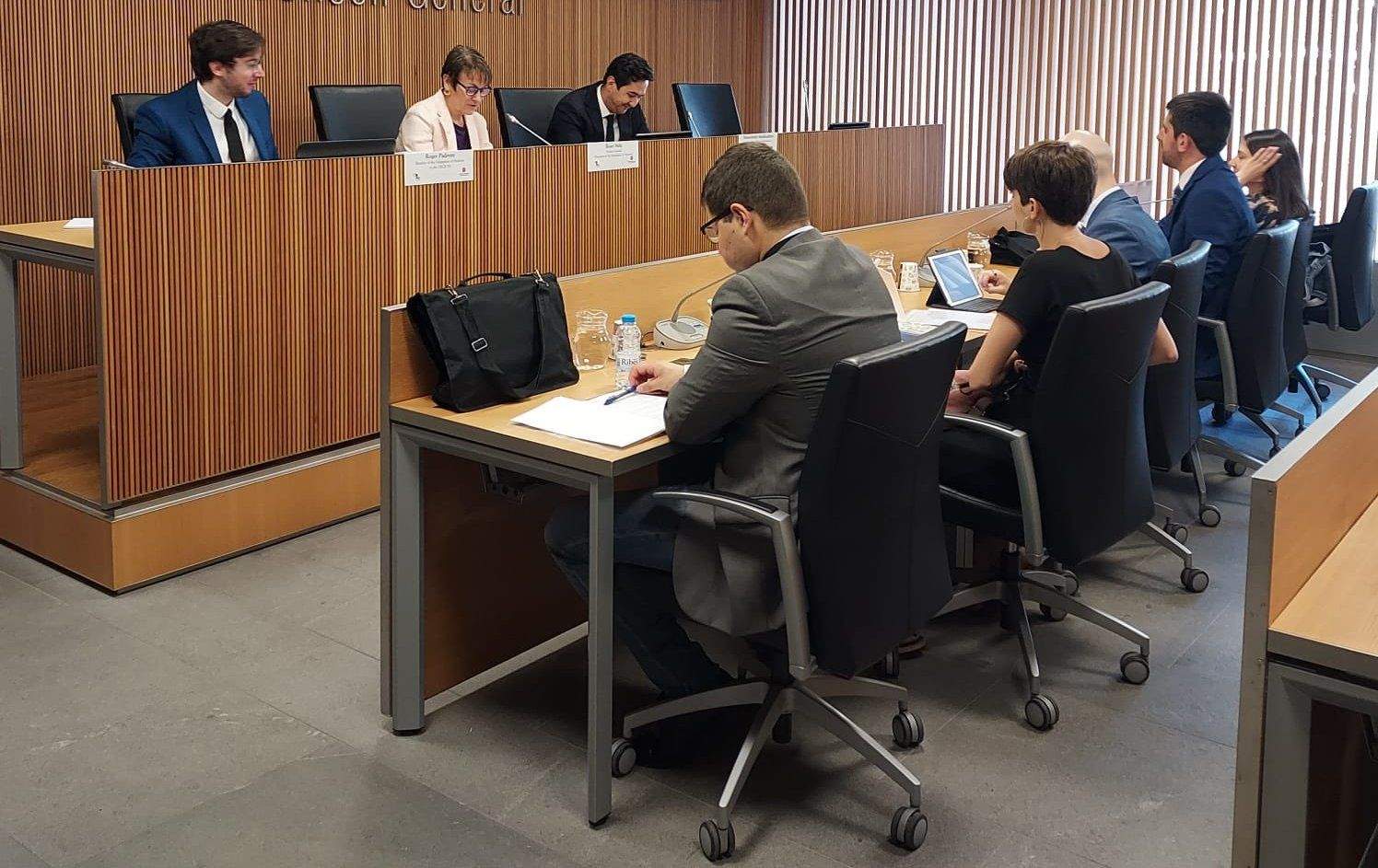 Una de les sessions de treball de la trobada d'aquest divendres.