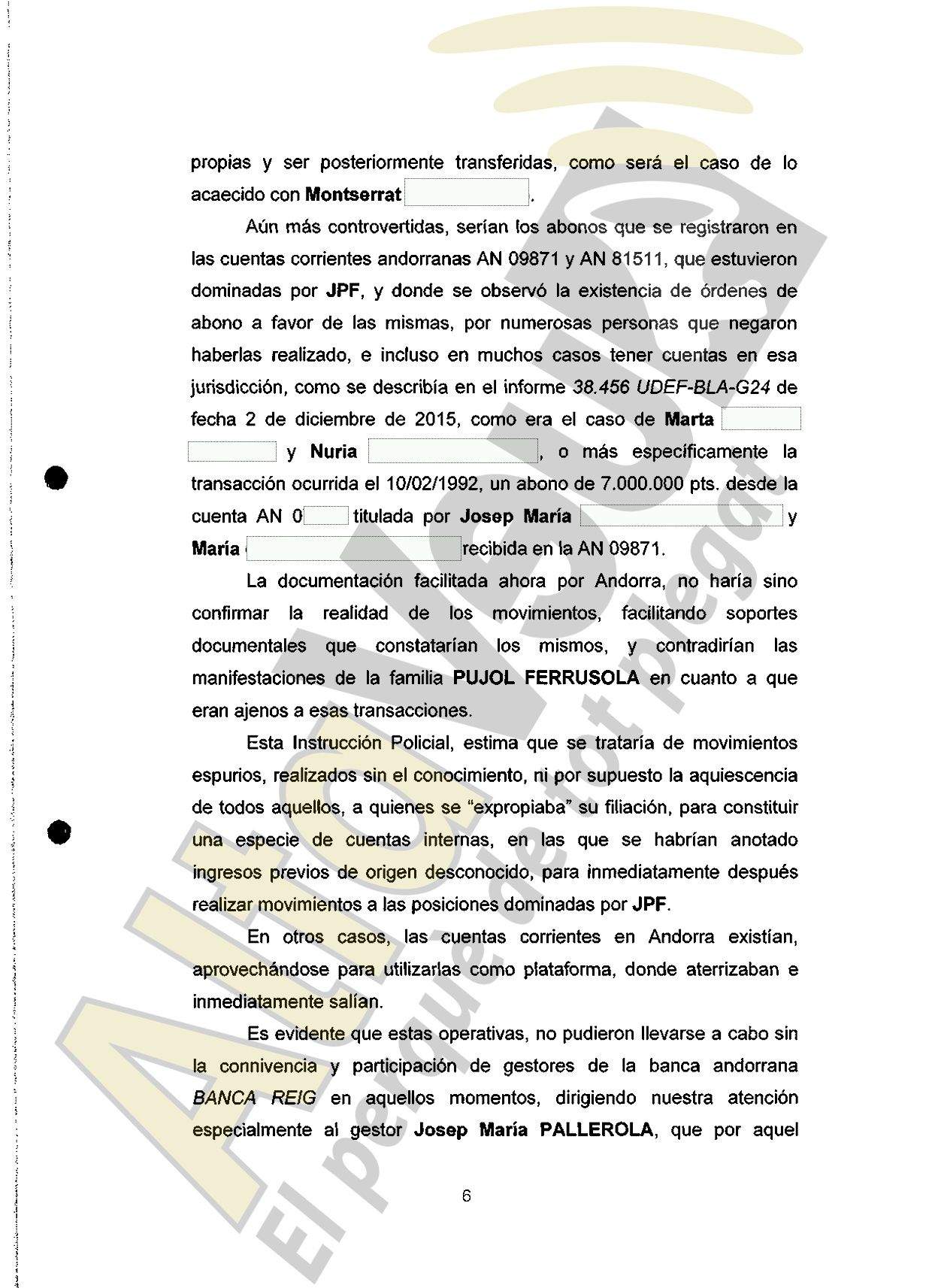 La policia espanyola confirma que Andbank i els Pujol usaven \'clients pont\' per blanquejar diners en efectiu