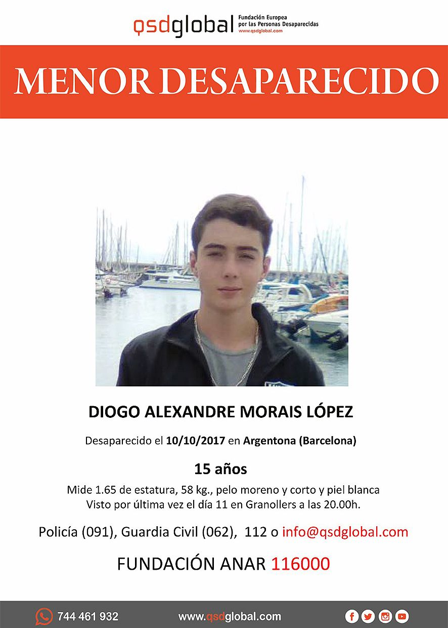 Interpol activa la recerca a tot el món del menor resident desaparegut a Argentona