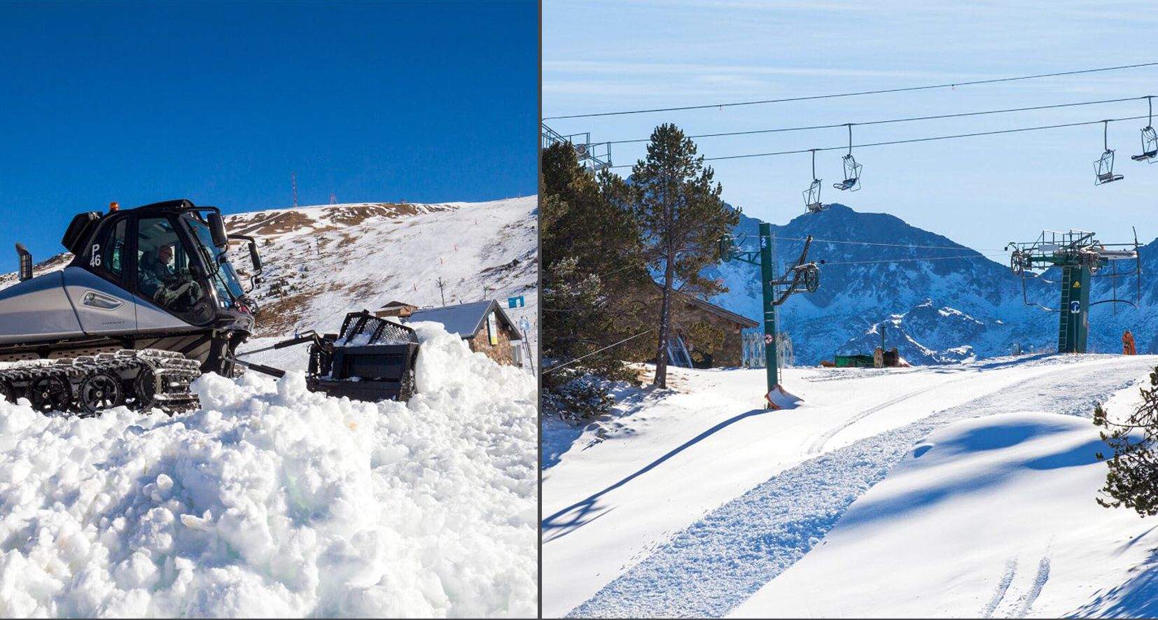 S’alça el teló de la neu