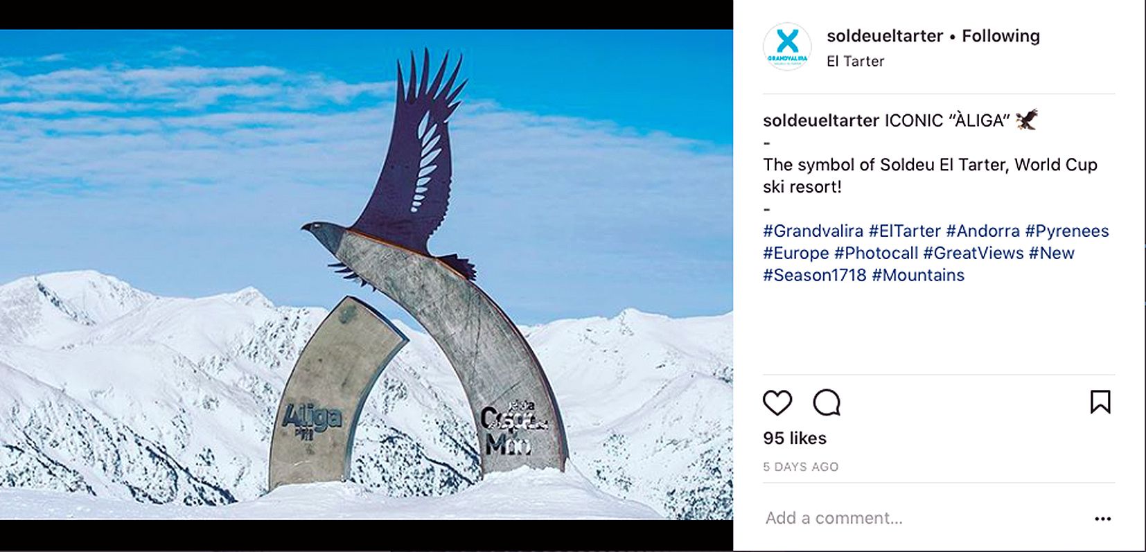 Soldeu-el Tarter ja es promociona a les xarxes socials de manera independent