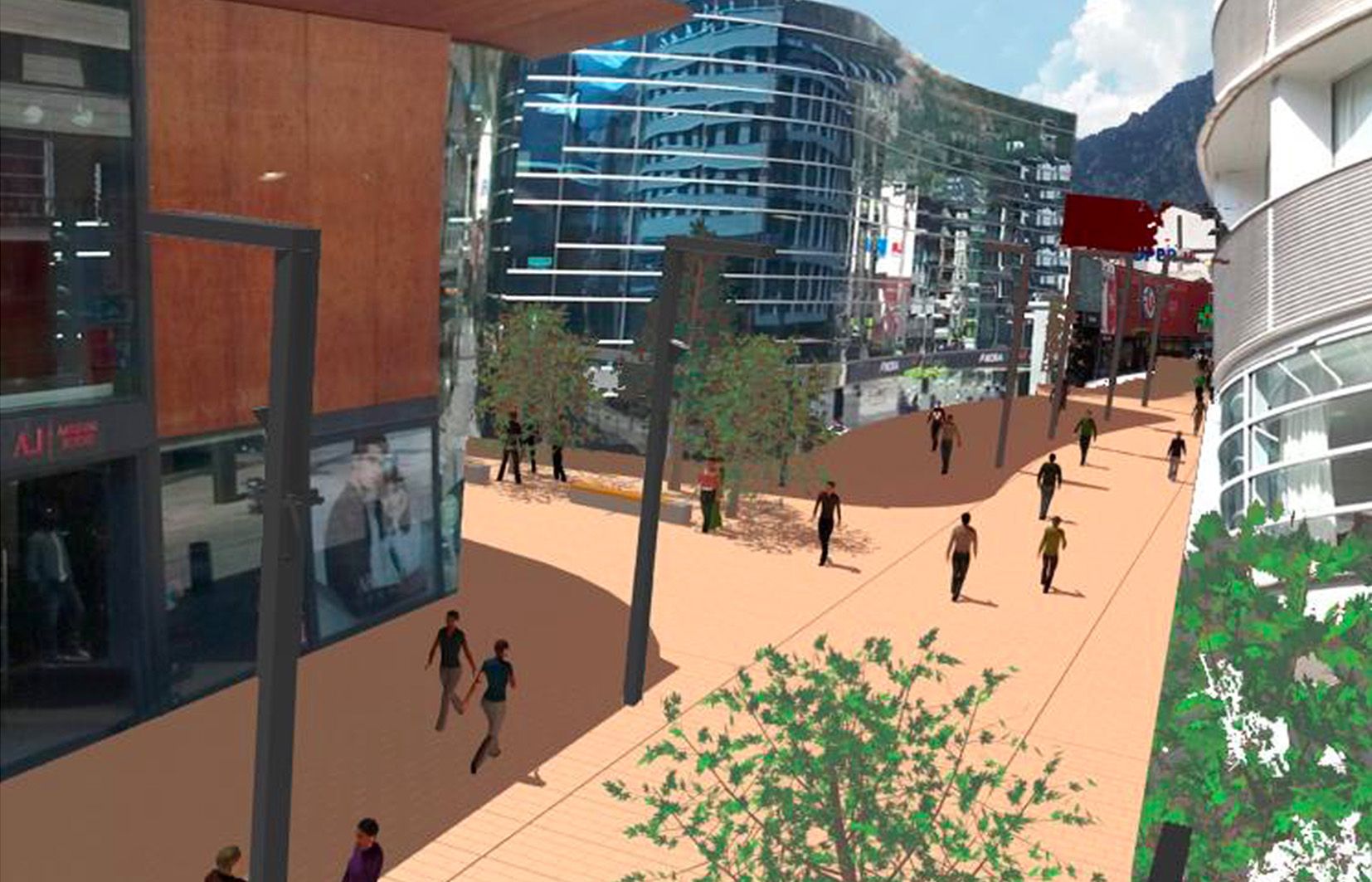 Els constructors carreguen contra l’oposició liberal d’Andorra la Vella per la remodelació de l’avinguda Meritxell