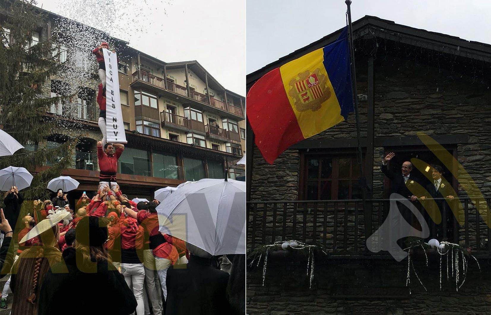 Boda de l’any passada per aigua a Ordino