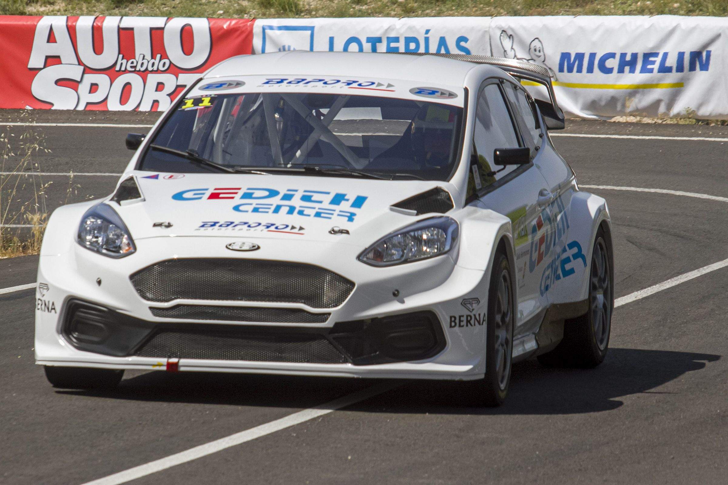 Gerard de la Casa en un moment de la cursa a Alacant.