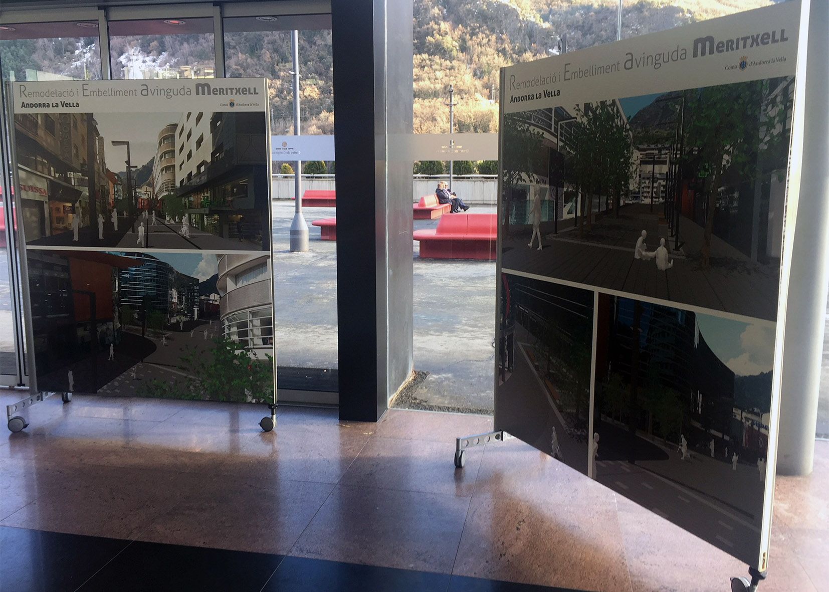 Exposició pública del projecte de reforma i embelliment de l\'avinguda Meritxell. Exposició pública del projecte de reforma i embelliment de l\'avinguda Meritxell.