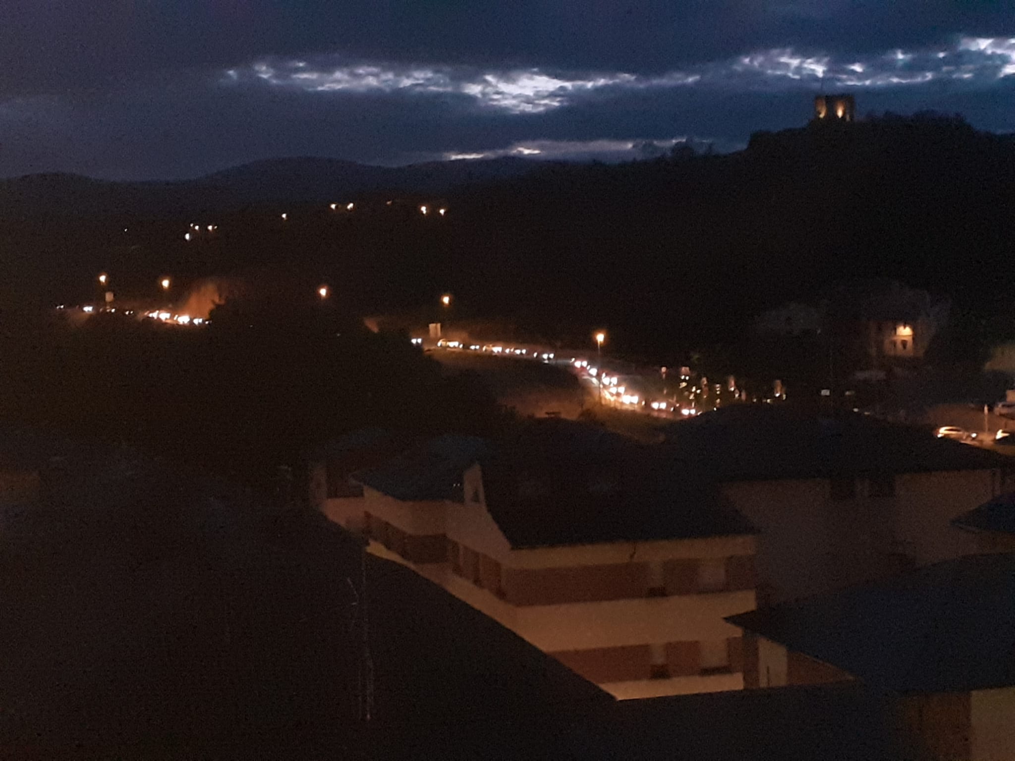 Retenció a l'entrada de la Seu d'Urgell.