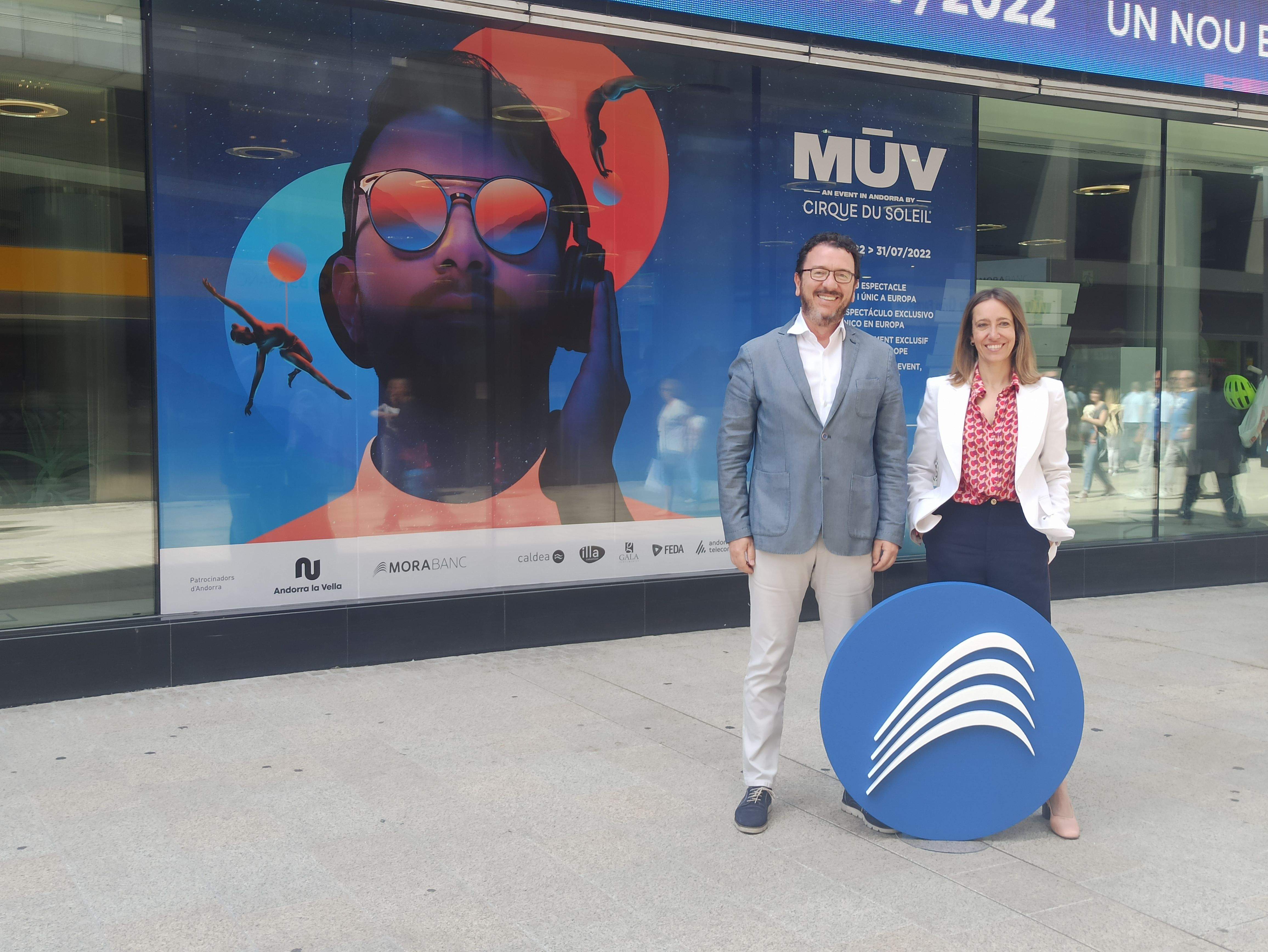 Presentació de l'espectacle del Cirque du Soleil.