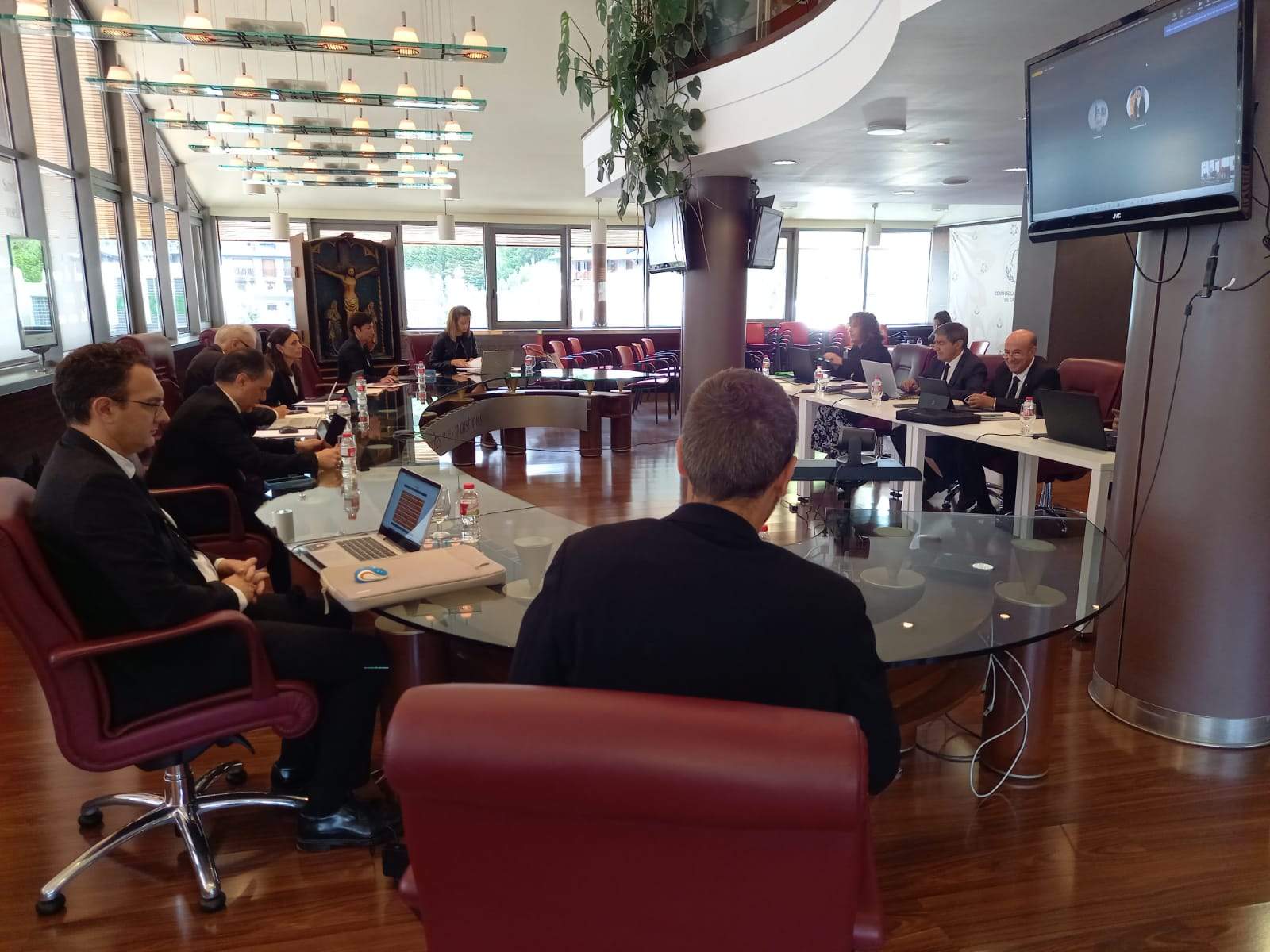 Un instant de la sessió de comú celebrada a Canillo.