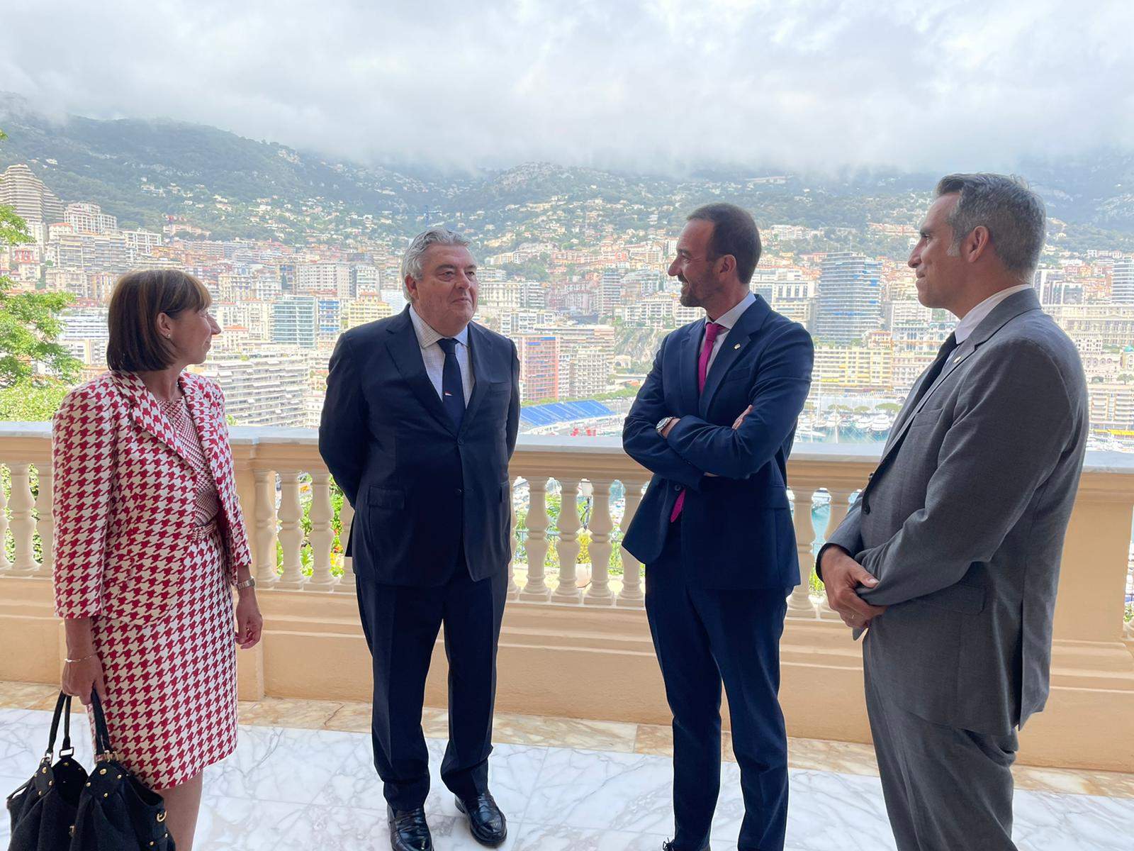 Torres i Marquina en una de les visites que han realitzat a Mònaco.
