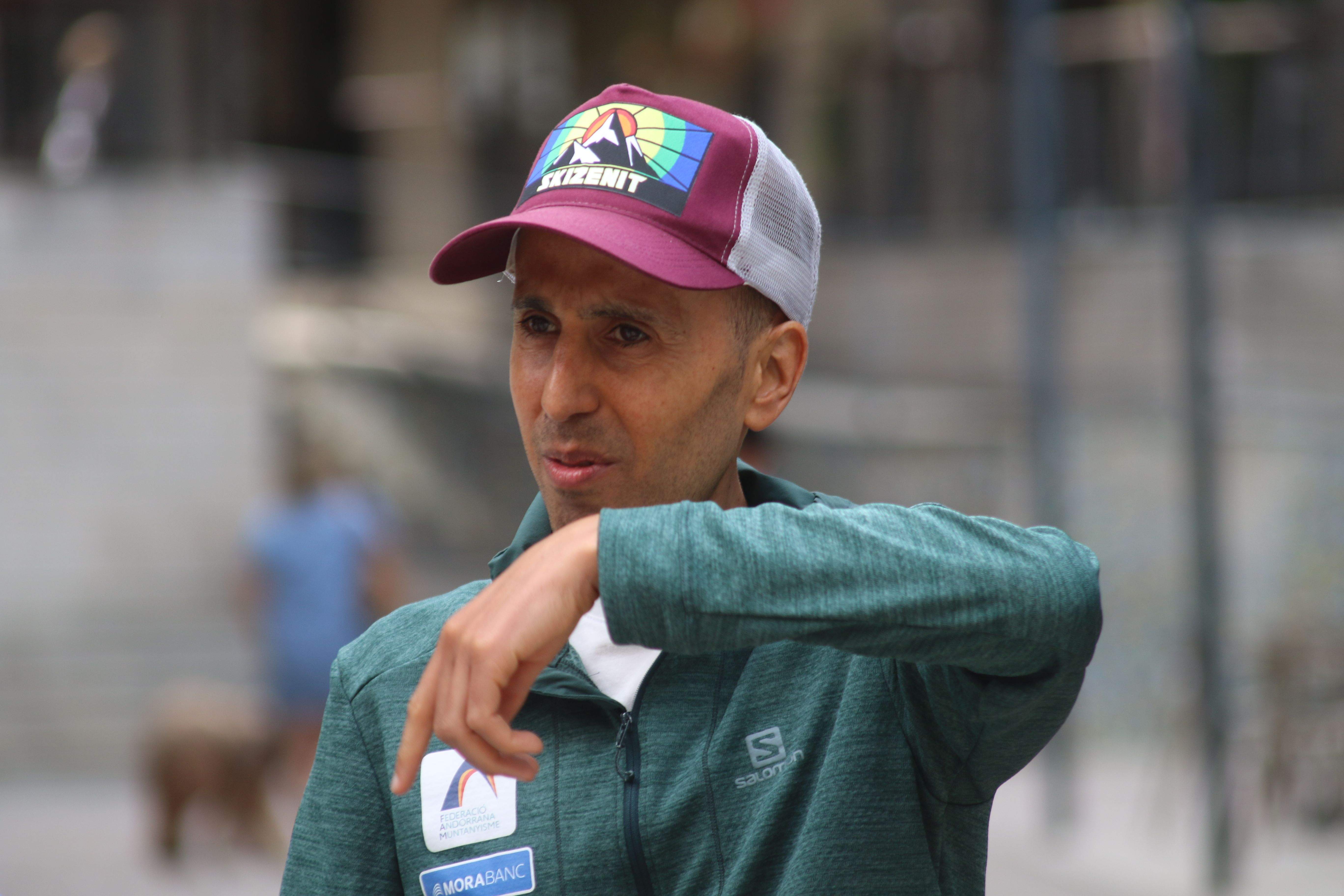 Marc Casal just abans de l'acte, en què hi ha hagut un moment que s'ha emocionat.