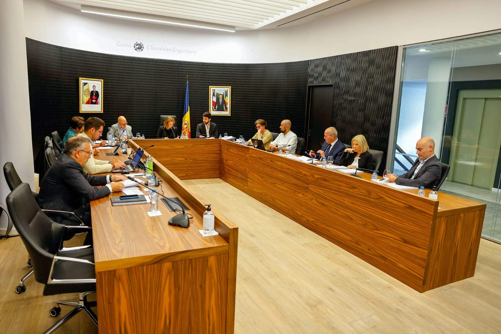 Un instant de la sessió de Consell de Comú d'Escaldes.