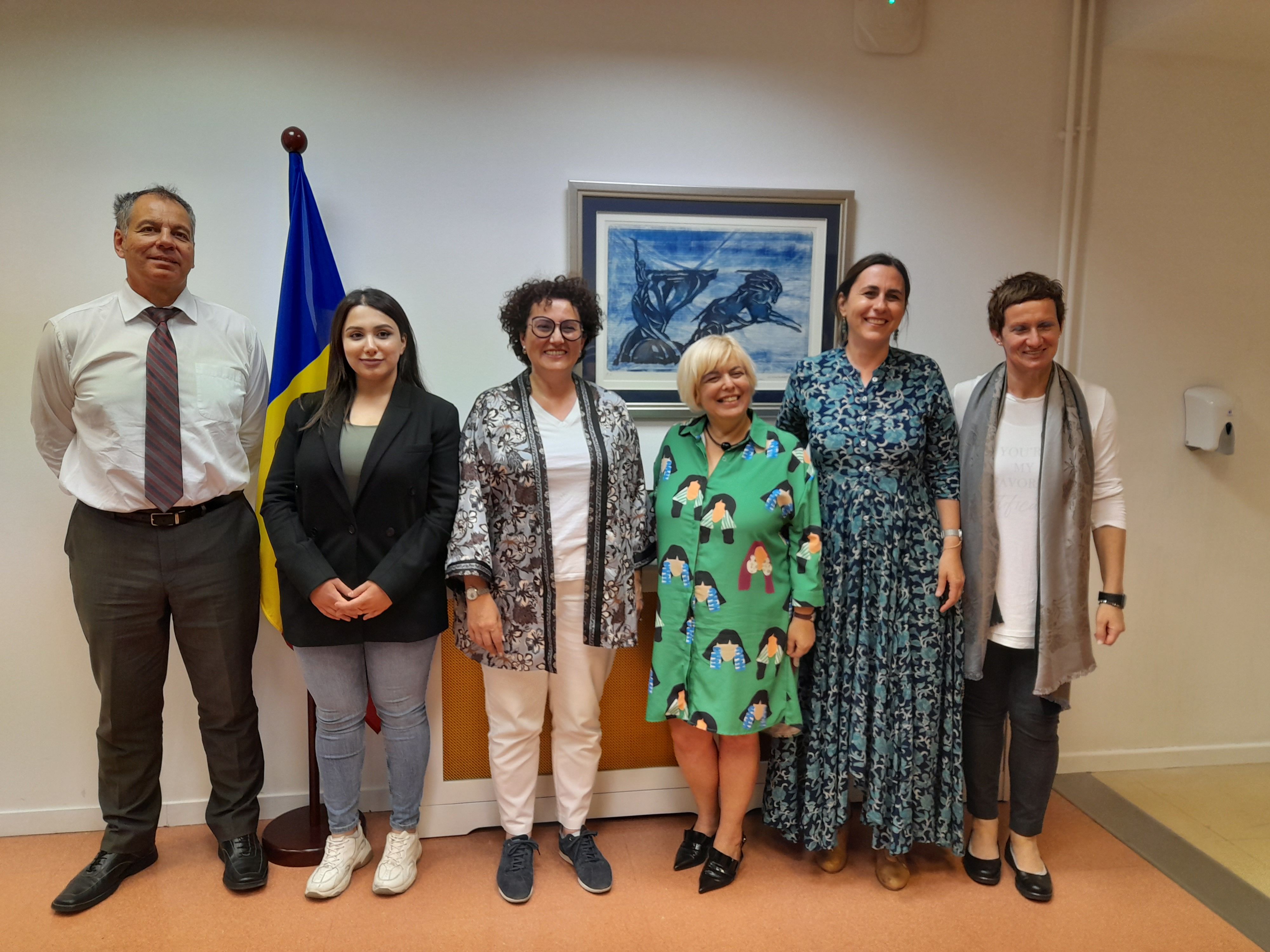 La delegació del Consell d’Europa amb les autoritats andorranes.