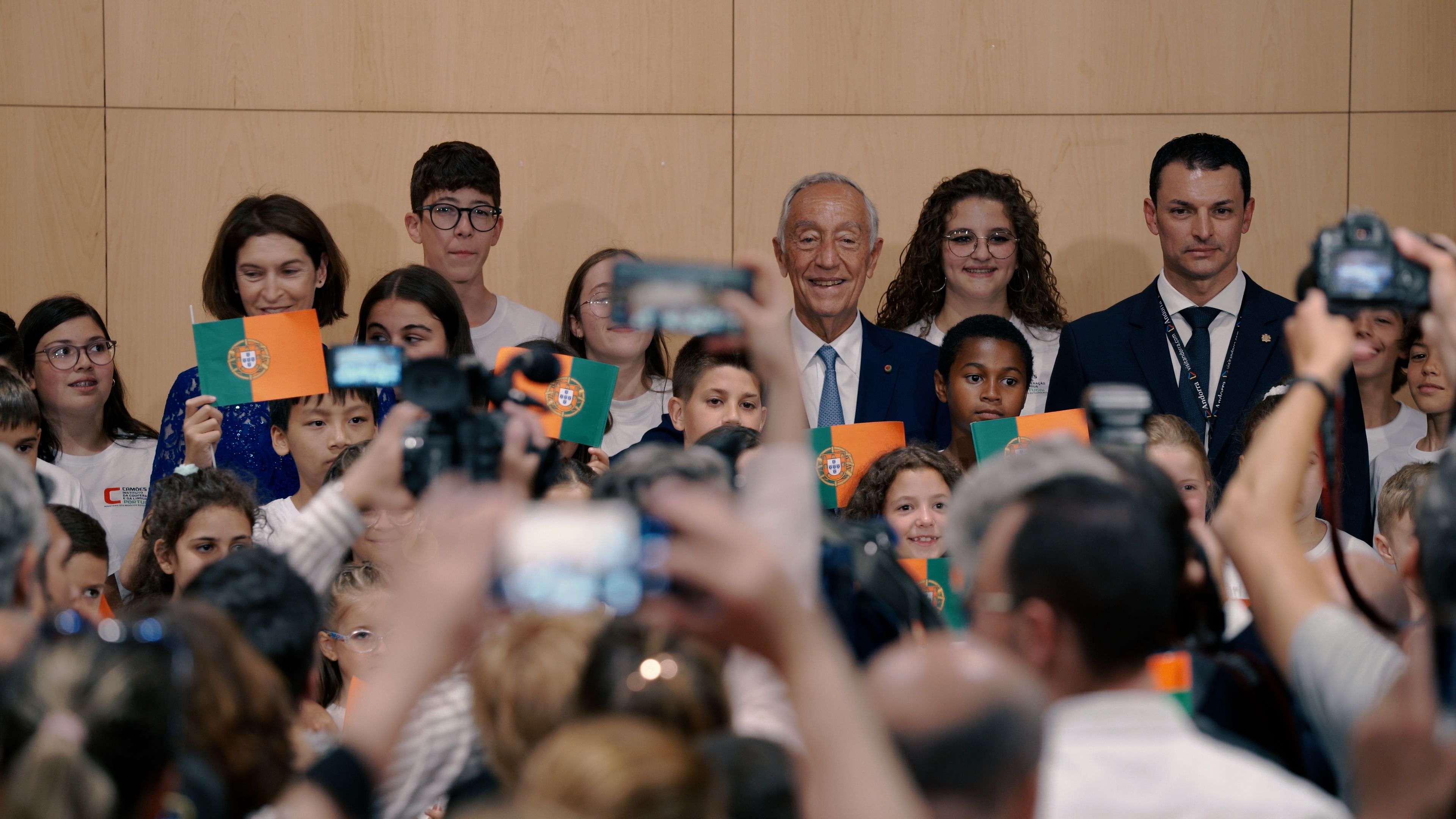 Expectació portuguesa duran la visita del president lusità Marcelo Rabelo de Sousa.