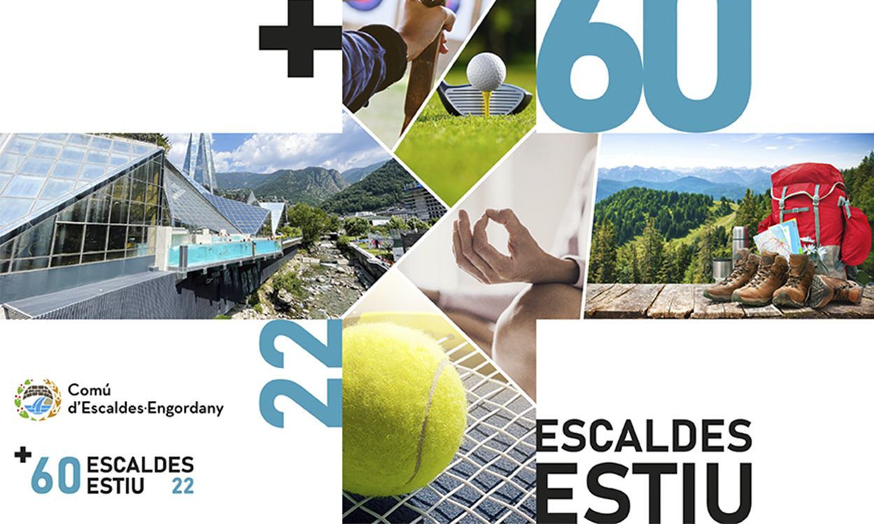 Cartell Escaldes Estiu+60